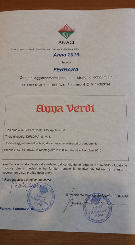 diploma anaci